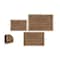 Ekena Millwork Rectangle, Closed Back, Vintage Farmhouse Shadow Box Shelves, Barnwood Decor Collection, PK3 DECR18SBRTCBBR - alternate 4